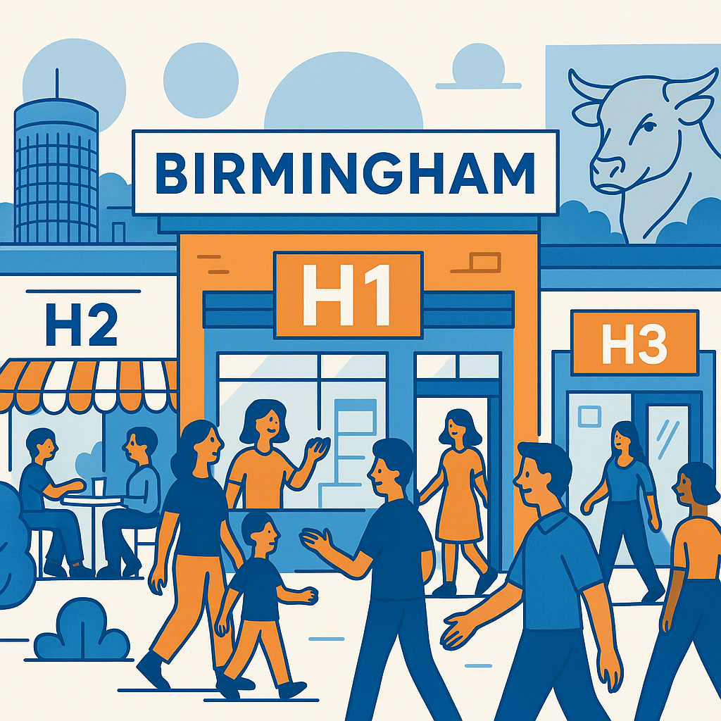 Header Tags Explained: How H1–H6 Structure Helps Birmingham Businesses Rank