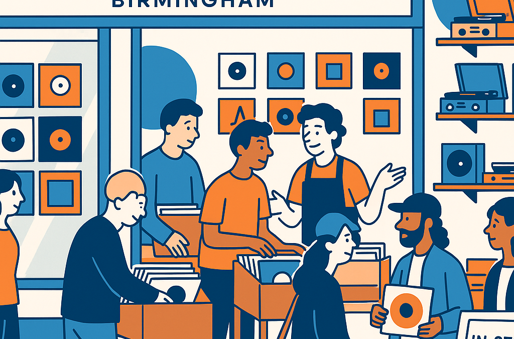 How an independent record shop in Birmingham can attract clients