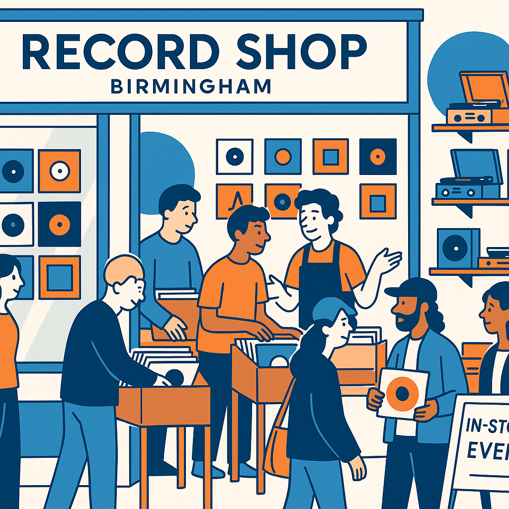 How an independent record shop in Birmingham can attract clients